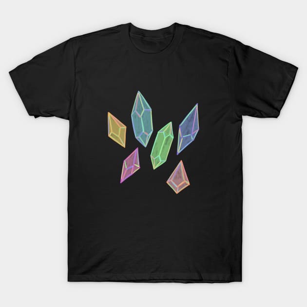 Crystals T-Shirt by SRSigs